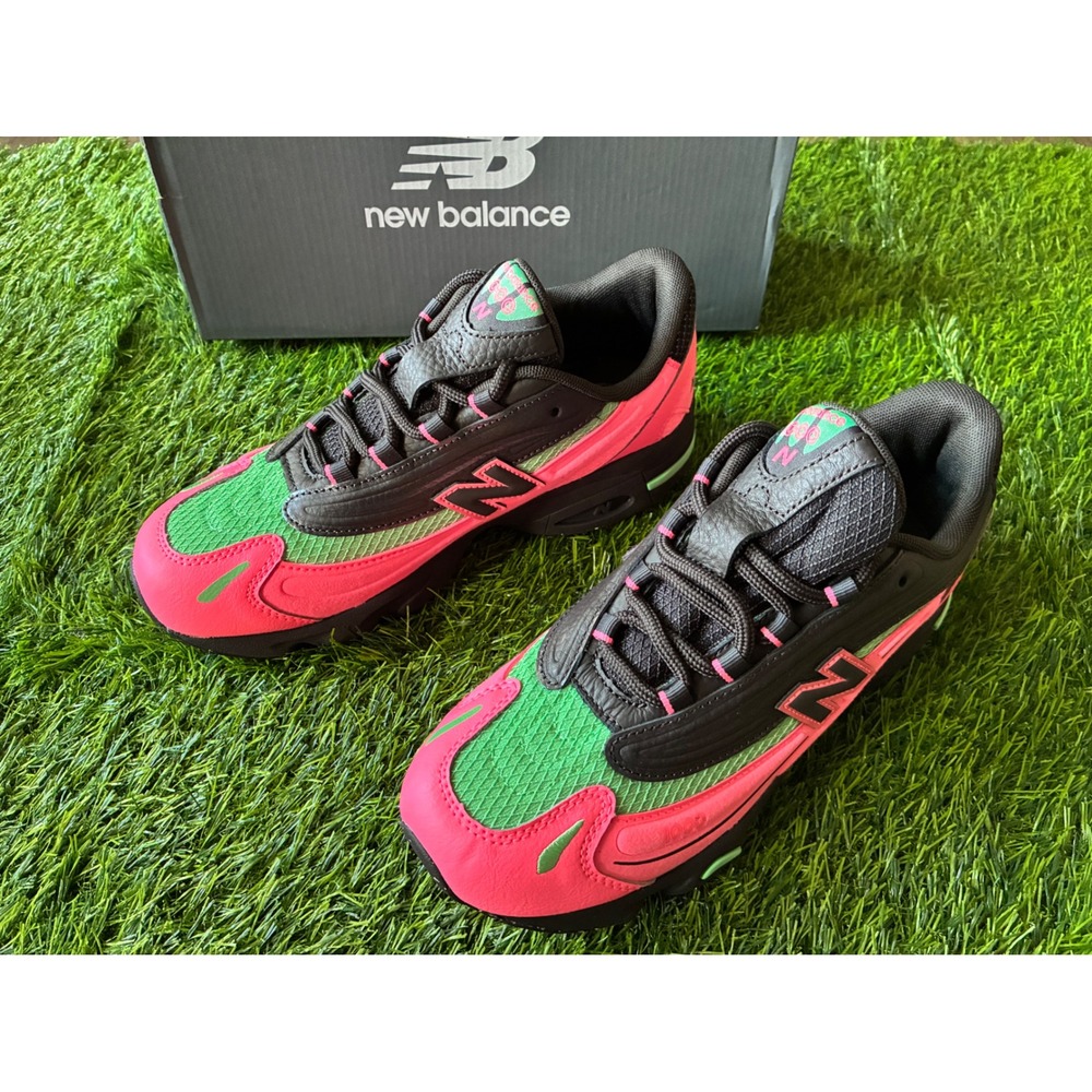 New Balance 1000 Pink Black Green Sneakers GC1000DM Kids 5.5 Women 7